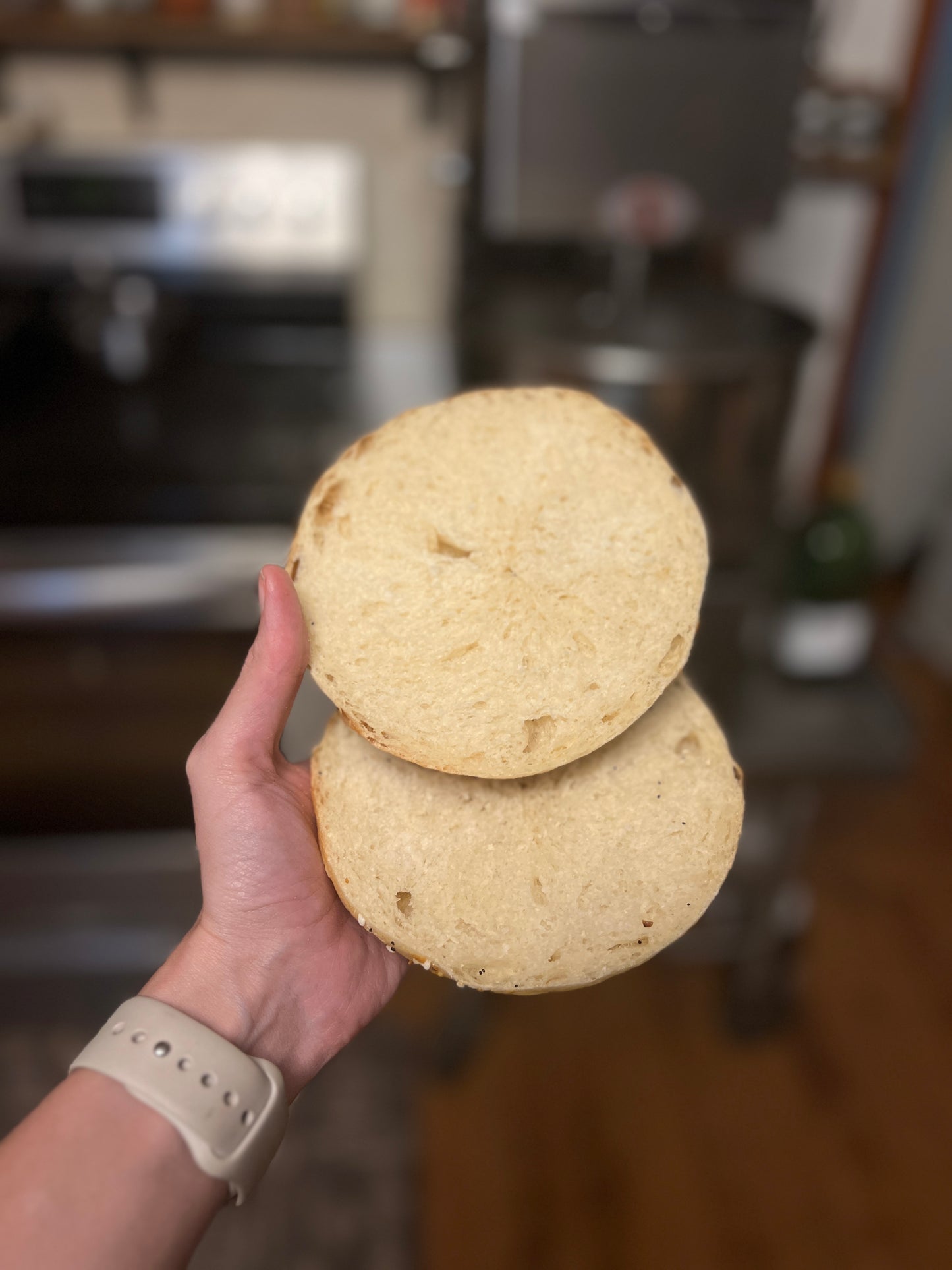 Sourdough Bagels